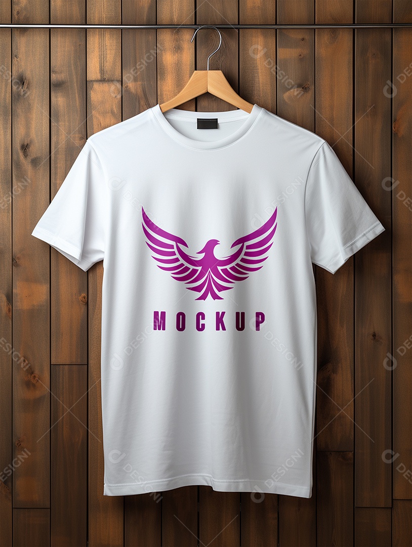 Mockup Camisa Meia Manga PSD Editável