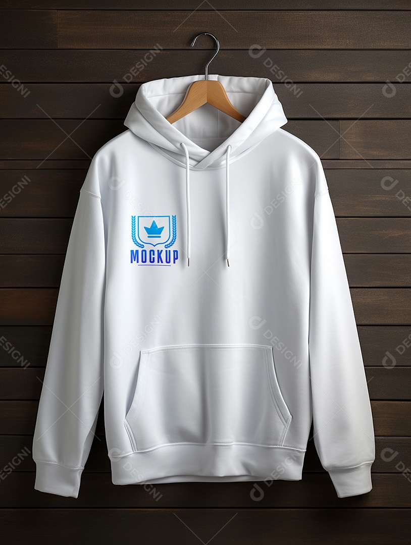 Mockup De Moletom No Cabide PSD Editável