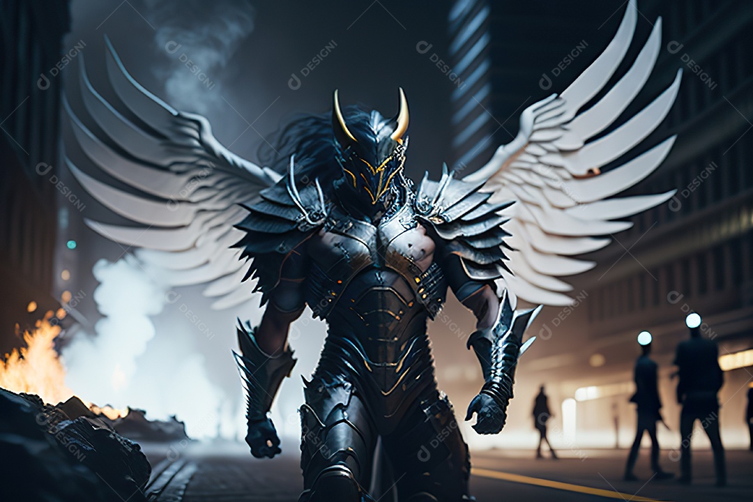 Angel_with_armor_in_the_city_in_flames_generative_ai (86)