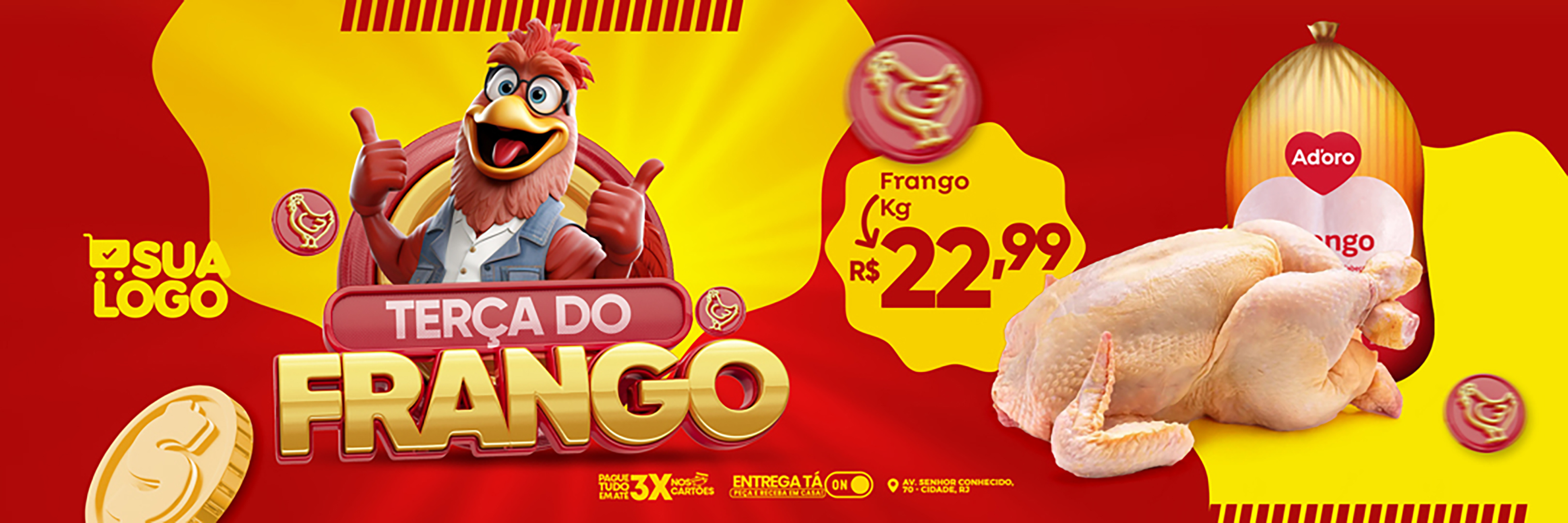 Terça Do Frango Social Media PSD
