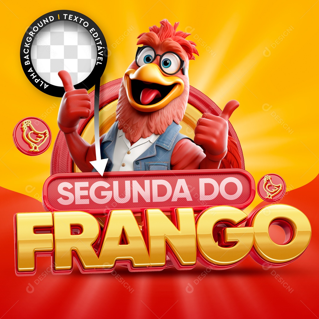 Segunda Do Frango Social Media PSD