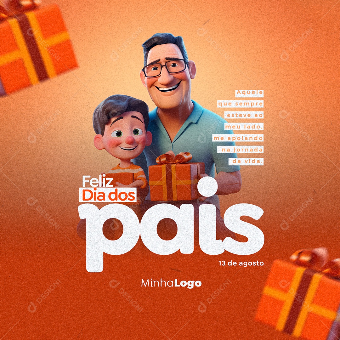 Happy Father's Day Editable Social Media PSD