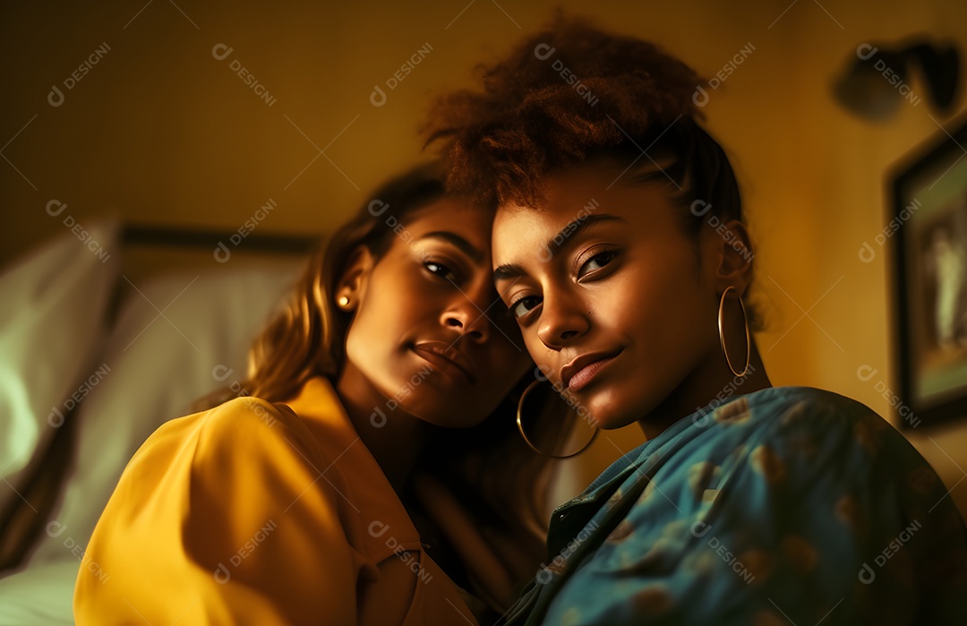 Casal de mulheres LGBTQIA