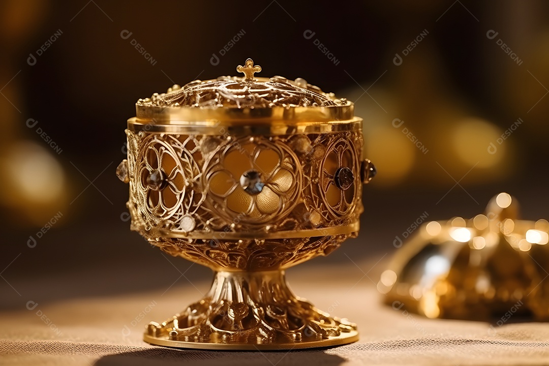 Detalhes do sacrário da igreja Católica