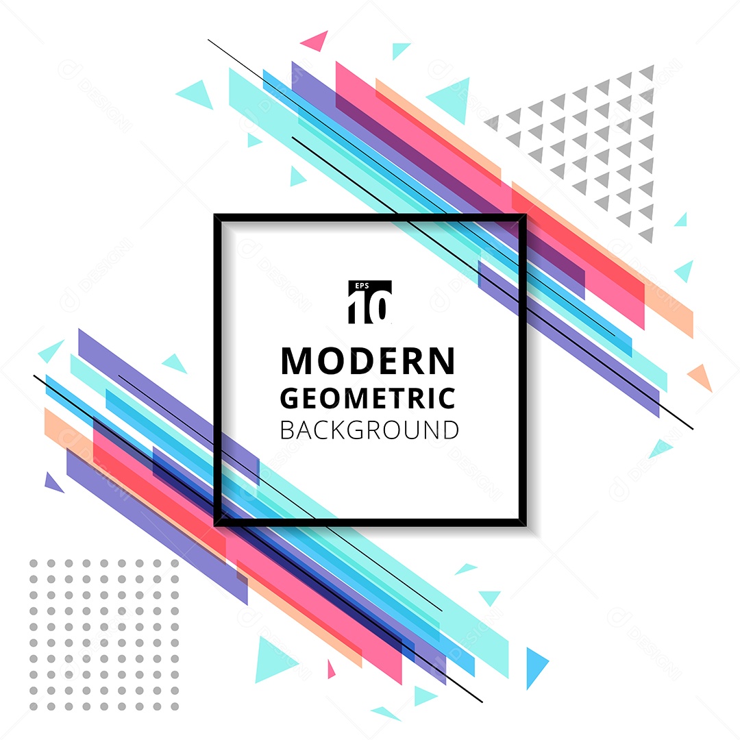 Background Formas Geométricas Abstratas Vetor EPS