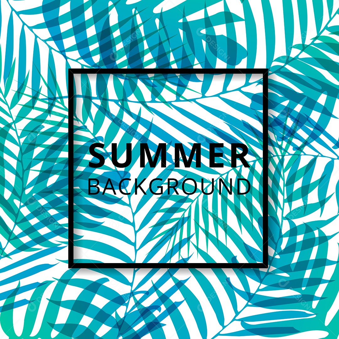 Background Verão Abstrato Vetor EPS