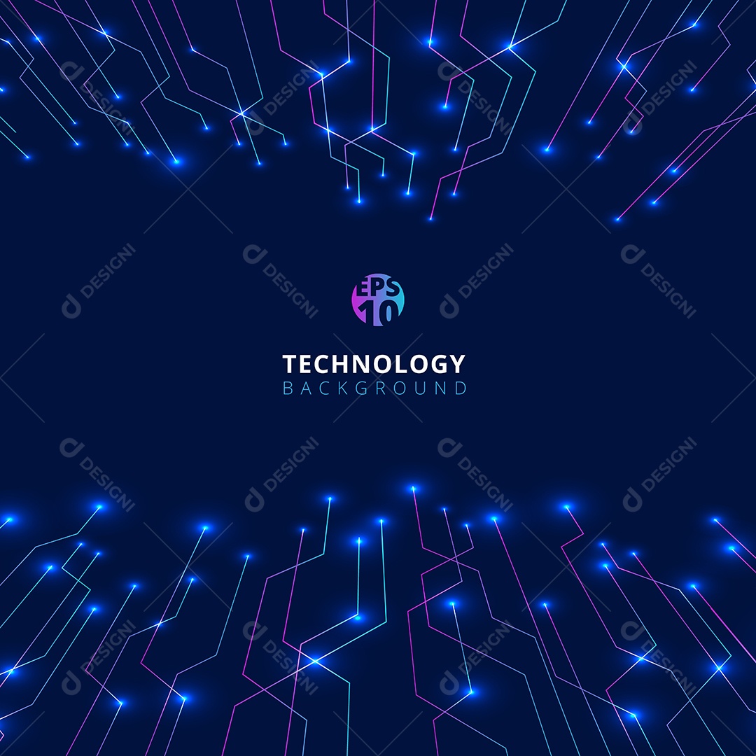 Background Tecnólogo Abstrato Vetor EPS