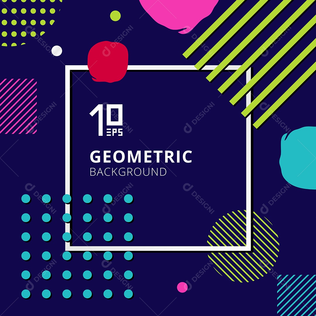 Background Formas Geométricas Abstratas Vetor EPS