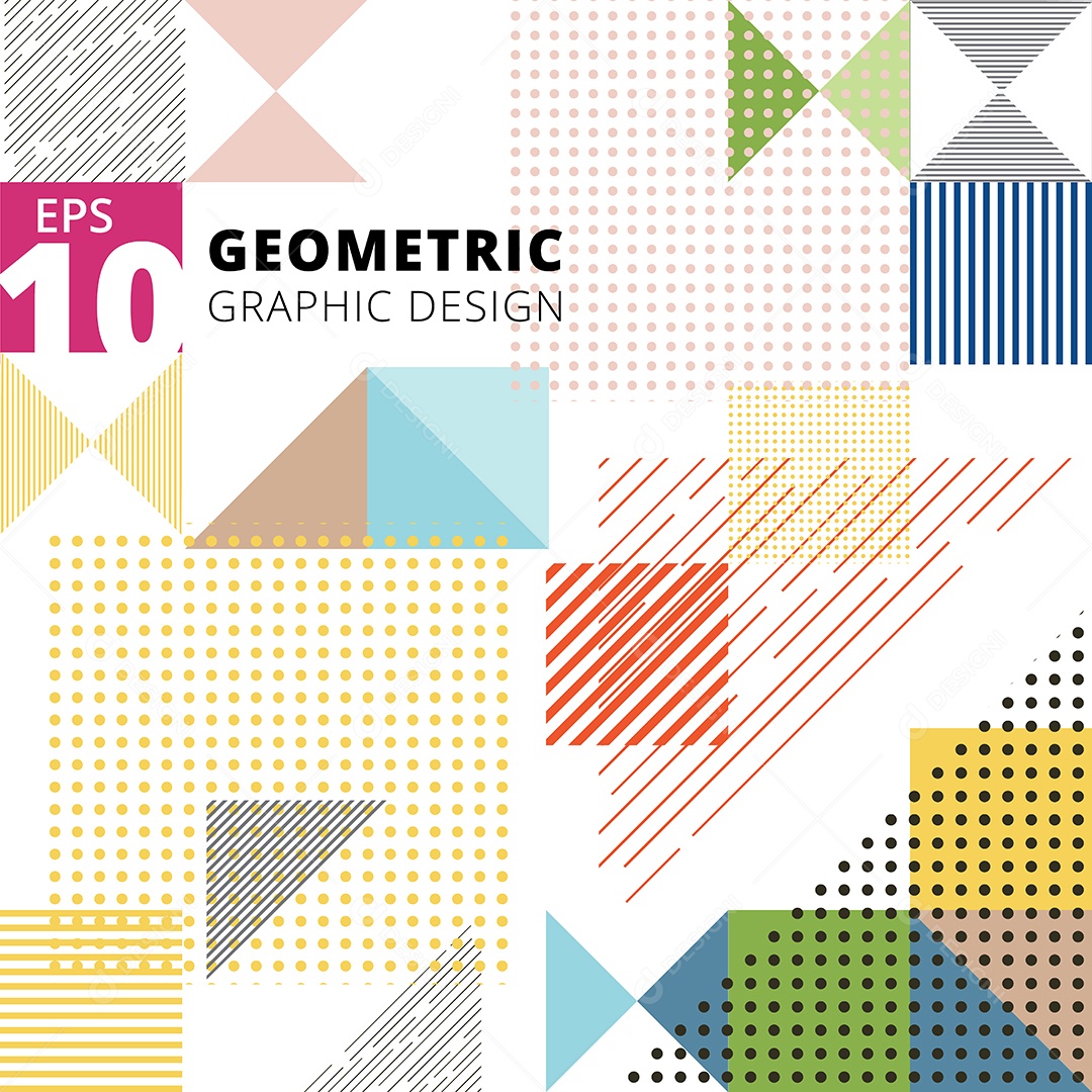 Background Formas Geométricas Abstratas Vetor EPS