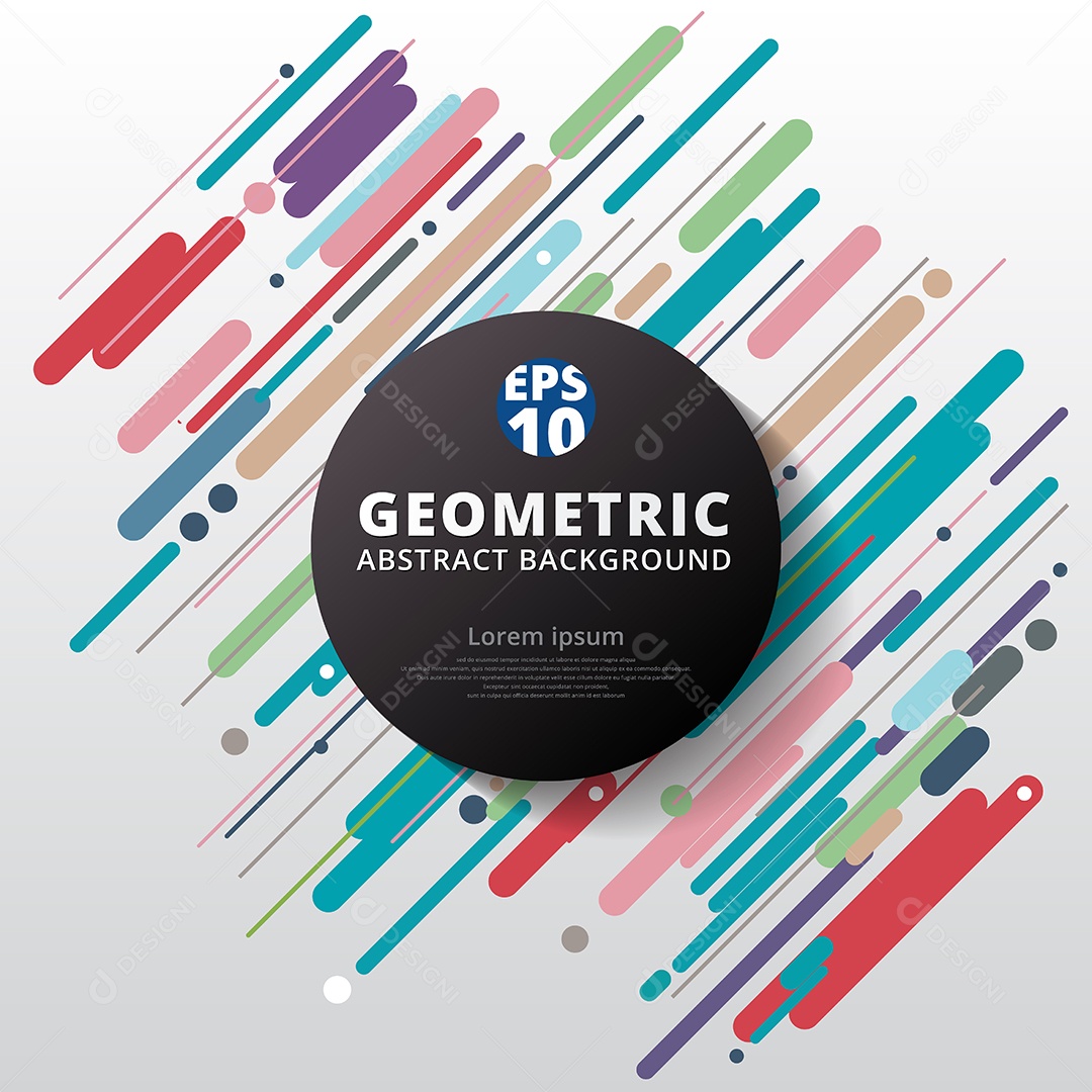 Background Formas Geométricas Abstratas Vetor EPS
