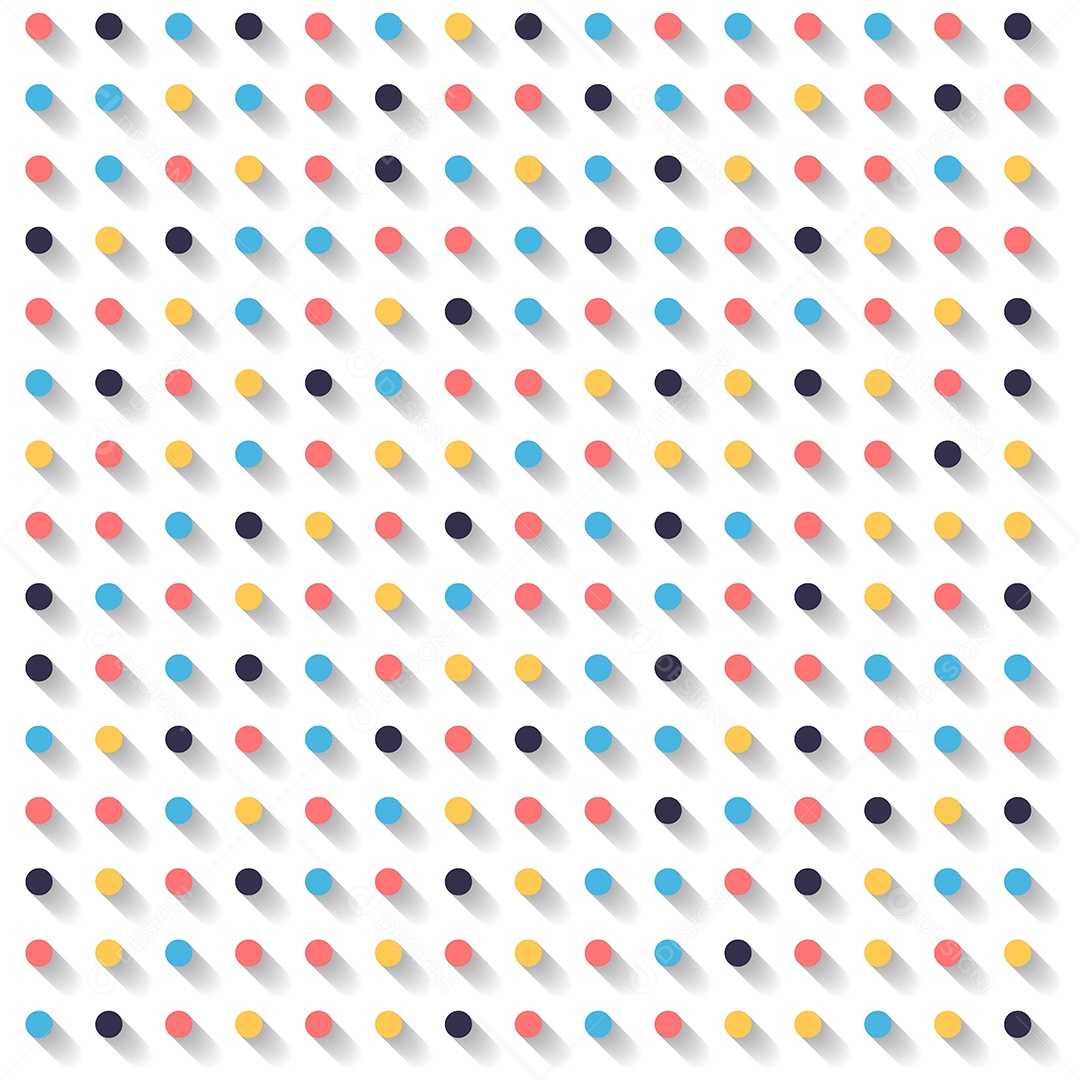 Background Pontos Coloridos Vetor EPS