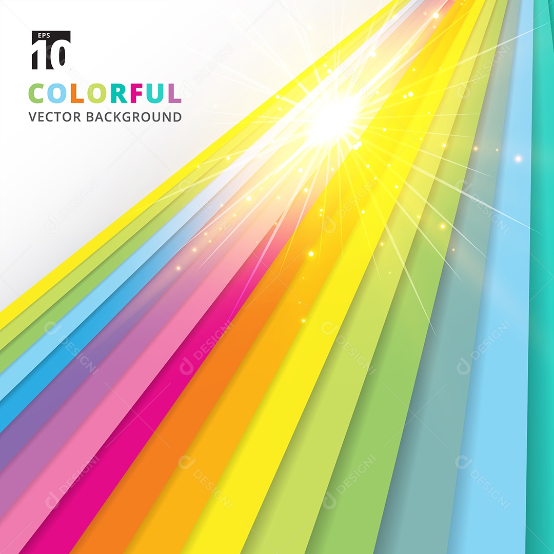 Background Formas Abstratas Coloridas Vetor EPS