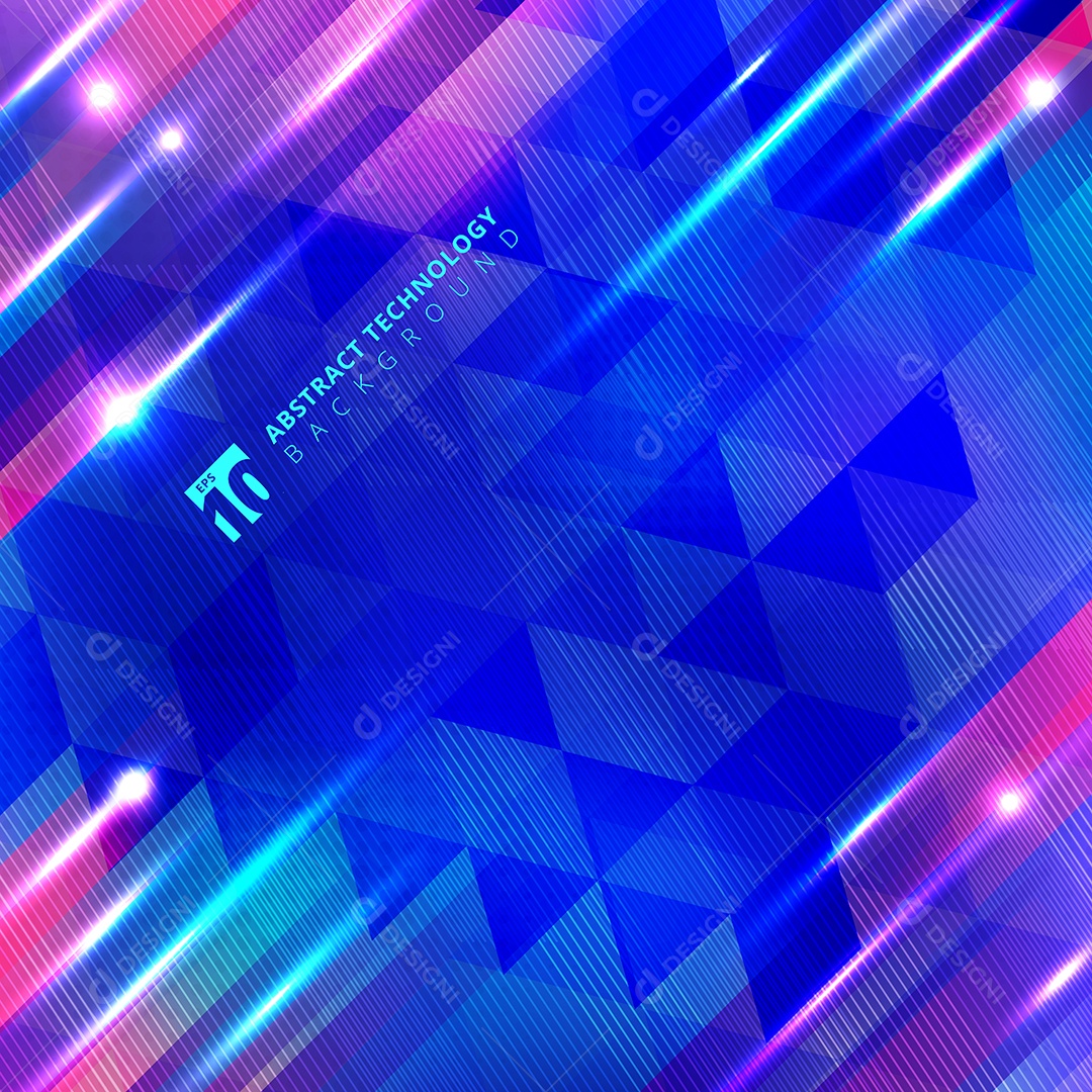 Background Tecnológico Abstrato Vetor EPS