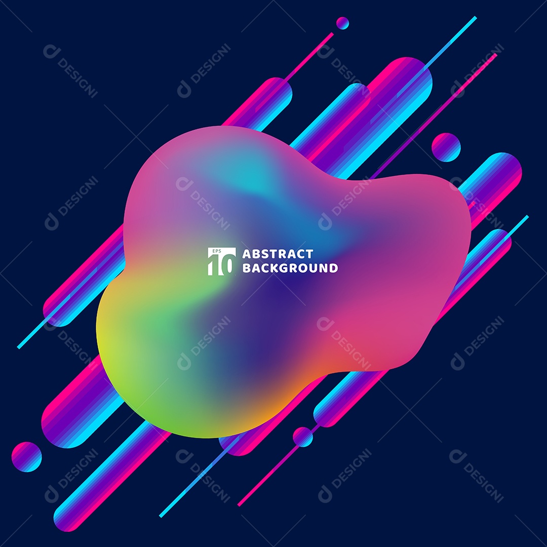 Background Formas Abstratas Vetor EPS