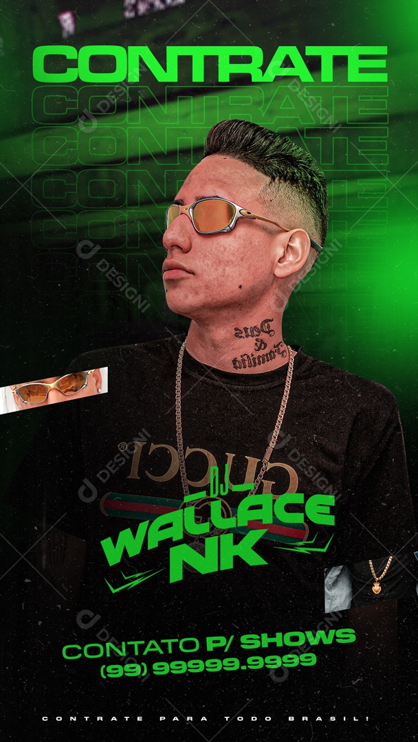 Story Contrate Social Media PSD Editável