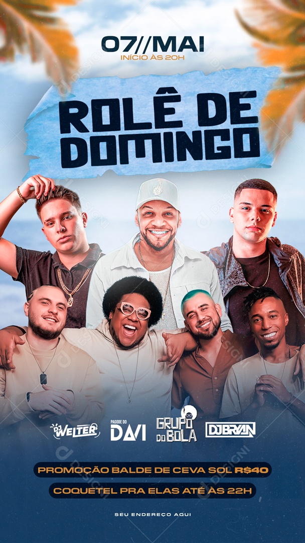 Stoy Editable Social Media PSD Sunday Roll