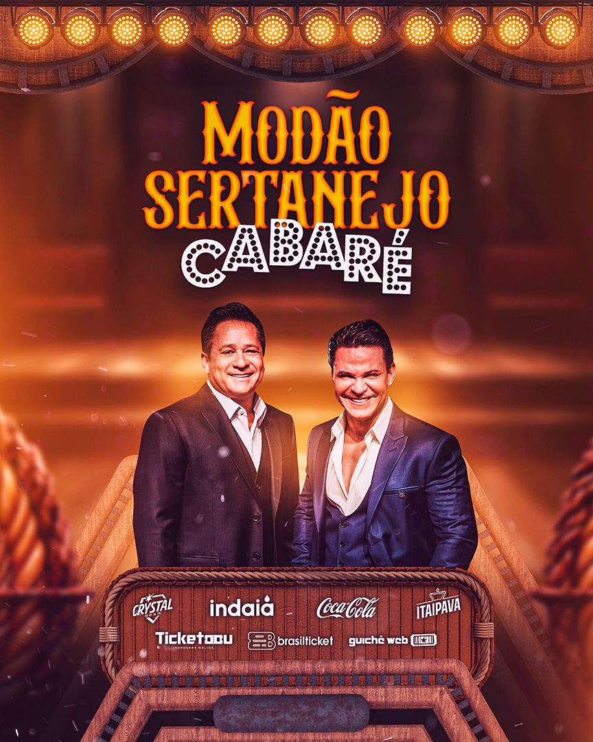 Flyer Modão Sertanejo Cabaré Social Media PSD Editável