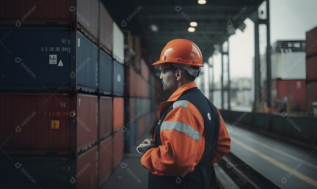 Homem trabalhador engenheiro civil