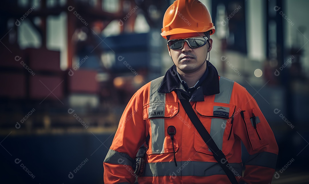 Homem trabalhador engenheiro civil