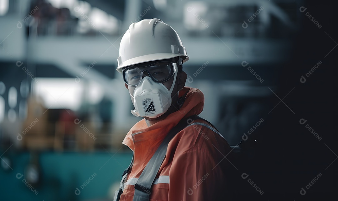 Homem trabalhador engenheiro civil