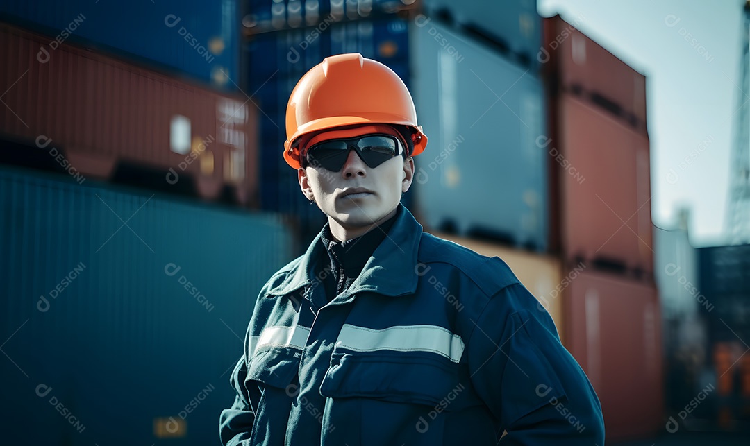 Homem trabalhador engenheiro civil