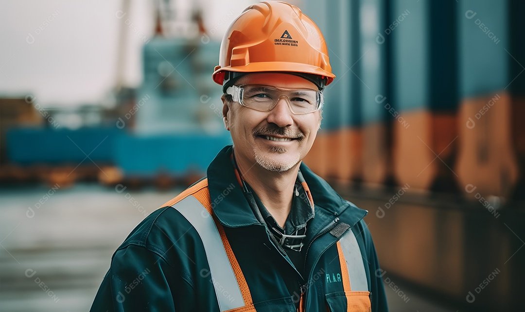 Homem trabalhador engenheiro civil