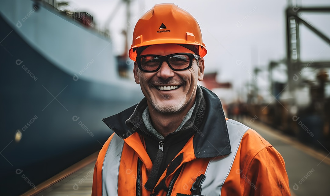 Homem trabalhador engenheiro civil