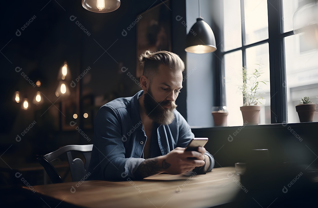 Homem jovem empresário sobre fundo isolado