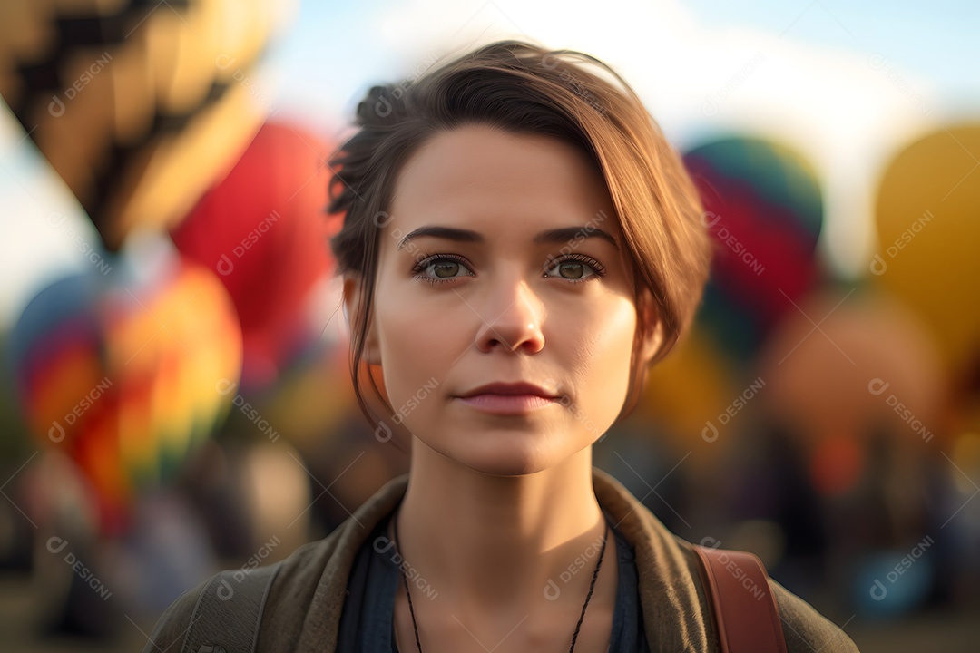 Imagem realista de mulher