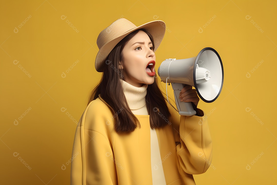 Imagem realista de mulher