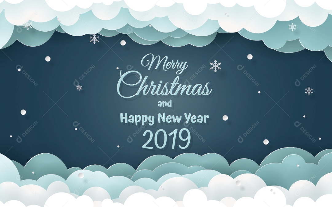 Estilo Artesanal de Palavra de Feliz Natal Vetor EPS