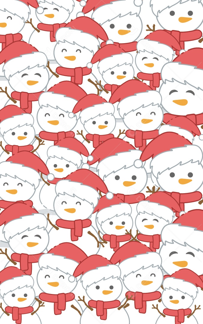 Bandeira de Cartão Postal Boneco de Neve Bonito dos Desenhos Animados no Dia de Natal Vetor EPS