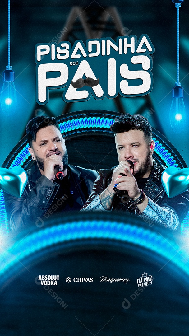 Story Flyer Pisadinha Dos Pais Diego & Victor Hugo Social Media PSD Editável