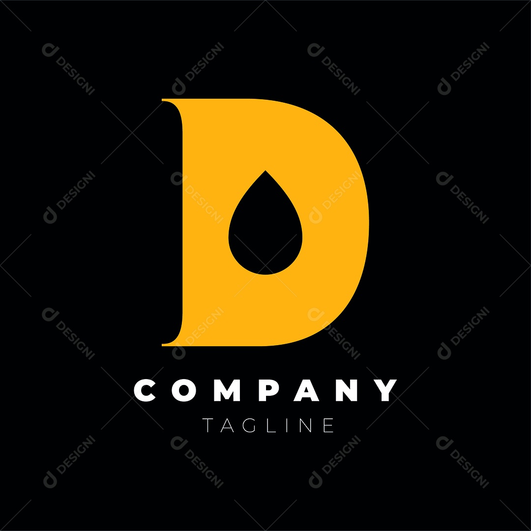 D Company Ilustração Vetor EPS