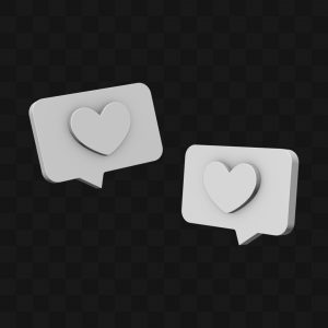 Coração Balão - Modelo 3D