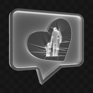 Ícone Dia dos Pais - Modelo 3D