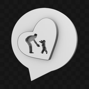 Ícone Dia dos Pais - Modelo 3D