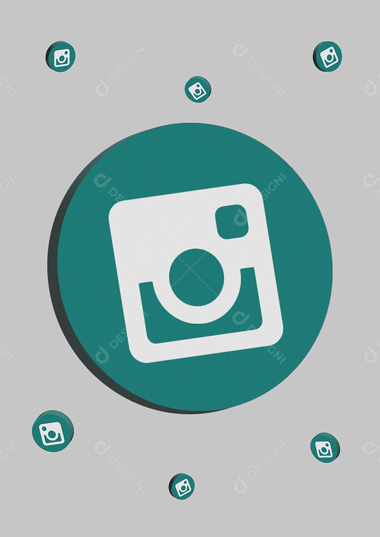 Ícone Instagram Vetor EPS