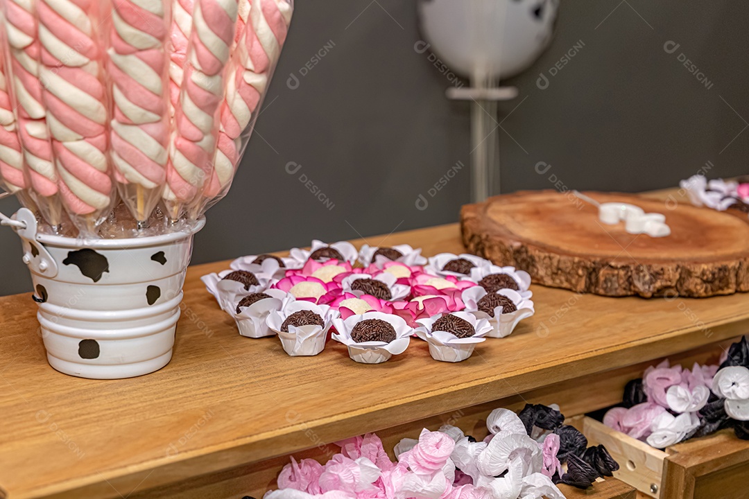 Decoração de festa de aniversário infantil tema fazenda gado