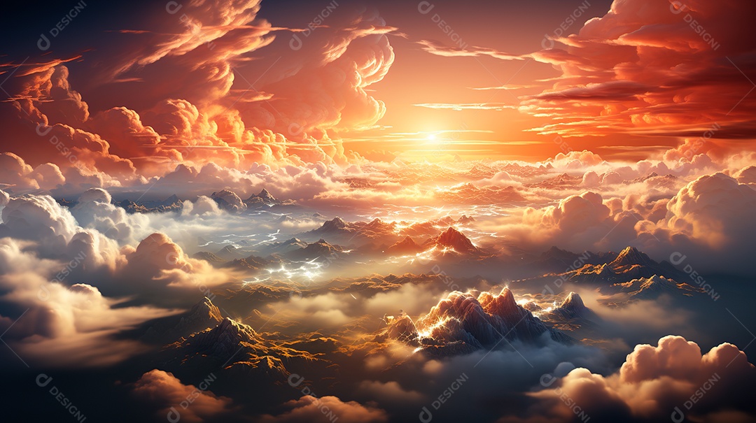 Fundo manipulação de nuvem