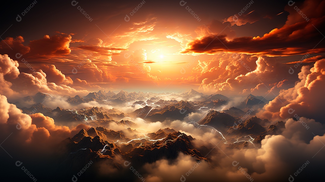 Fundo manipulação de nuvem