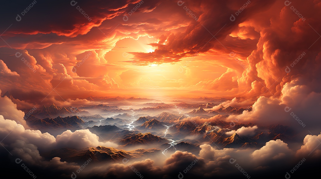 Fundo manipulação de nuvem