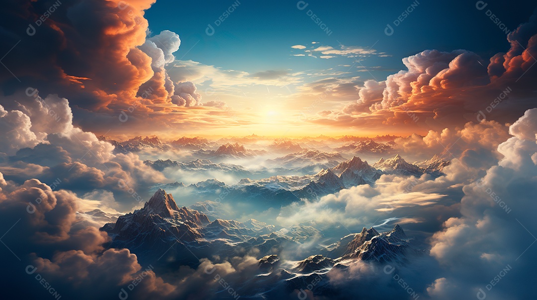 Fundo manipulação de nuvem