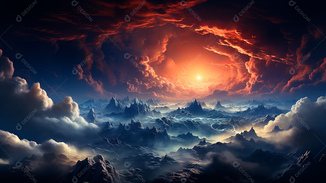 Fundo manipulação de nuvem