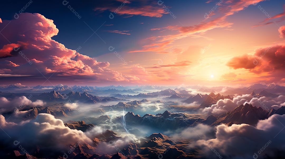 Fundo manipulação de nuvem