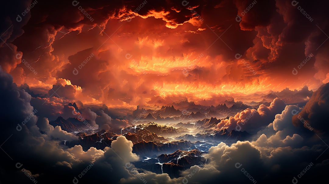 Fundo manipulação de nuvem