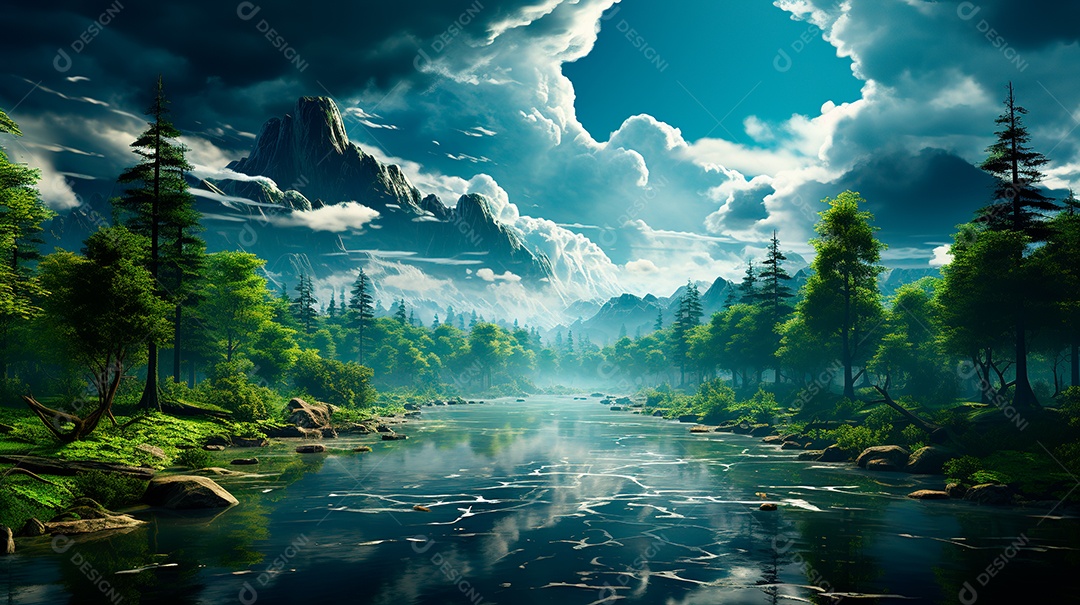 Fundo manipulação de nuvem