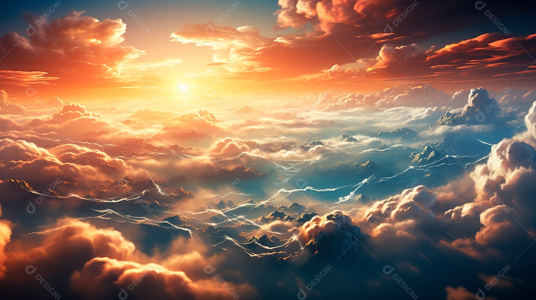 Fundo manipulação de nuvem