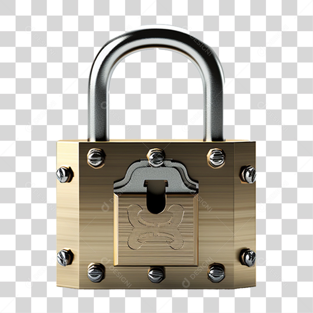 Cadeado Trancado PNG Transparente
