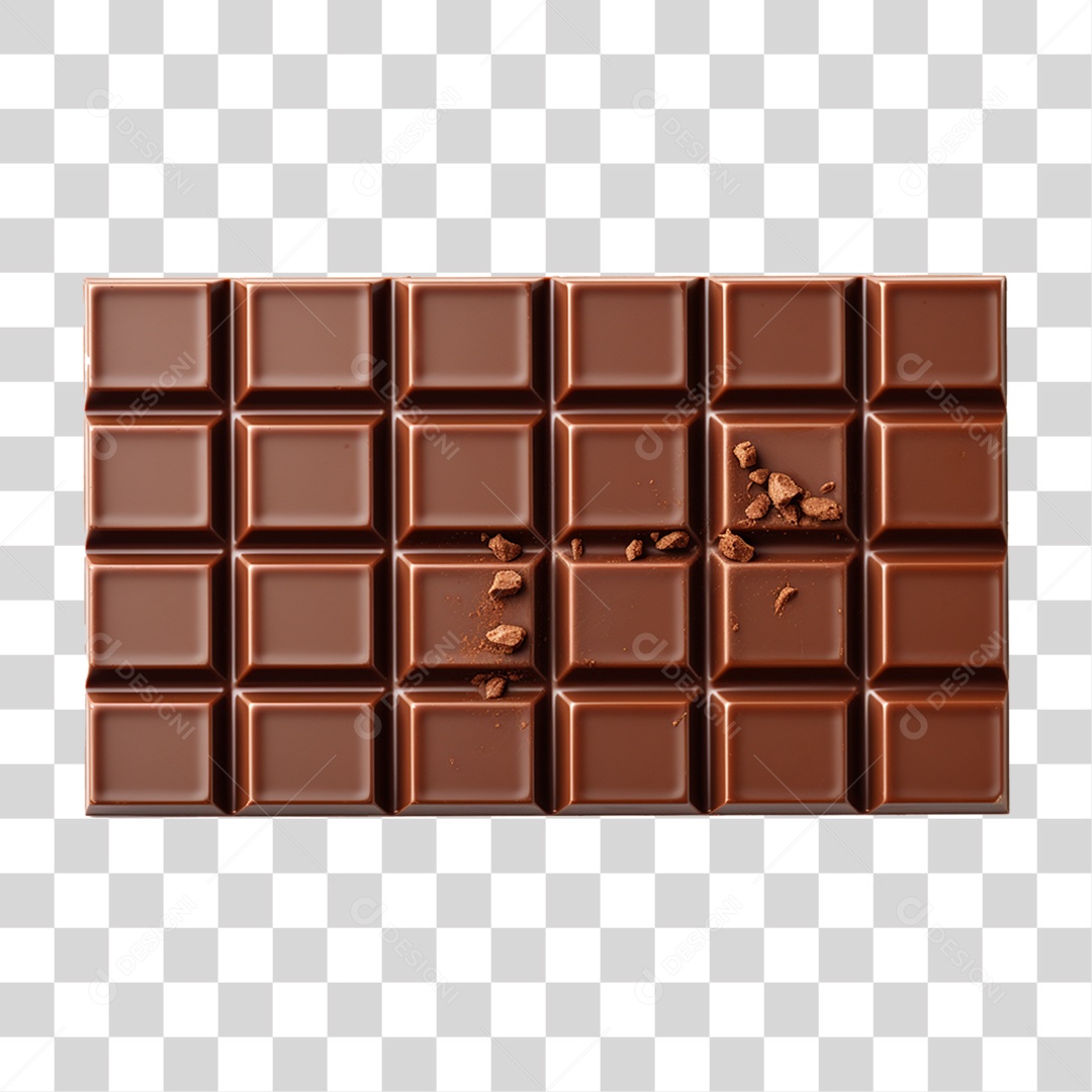 Barra de Chocolate Doces PNG Transparente